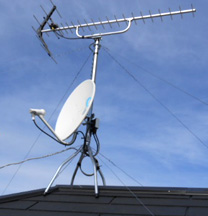 地デジ・BS・110°CS新設工事例